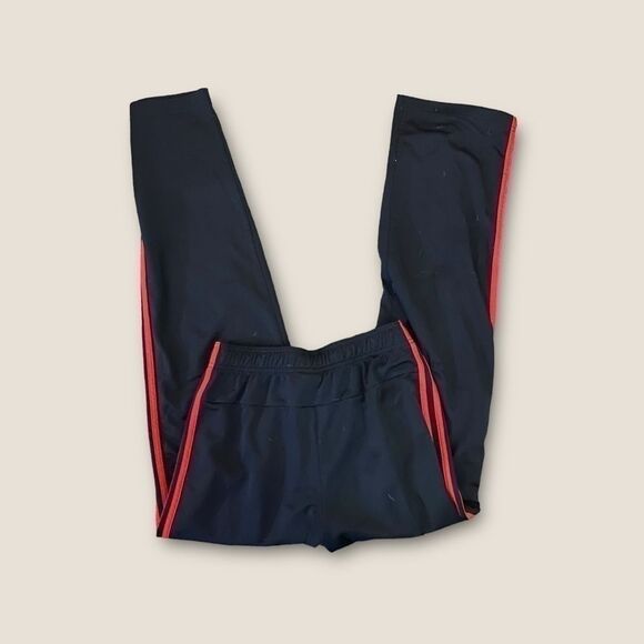 Adidas Men’s Essentials Warm-Up 3-Stripes Track Pants Black Red S FLAWS - Picture 3 of 8